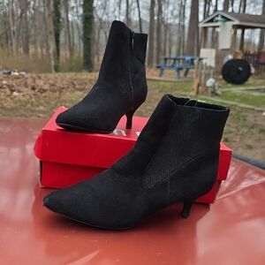 Impo Black Heeled Boots